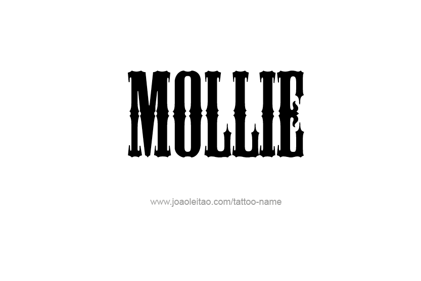 Tattoo Design Name Mollie