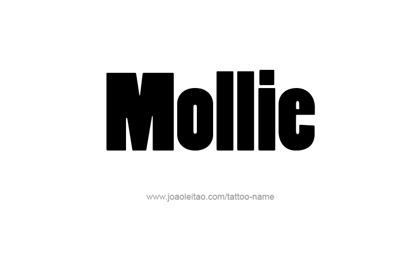 Tattoo Design Name Mollie