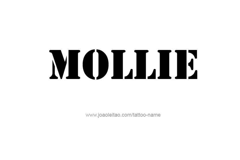 Tattoo Design Name Mollie