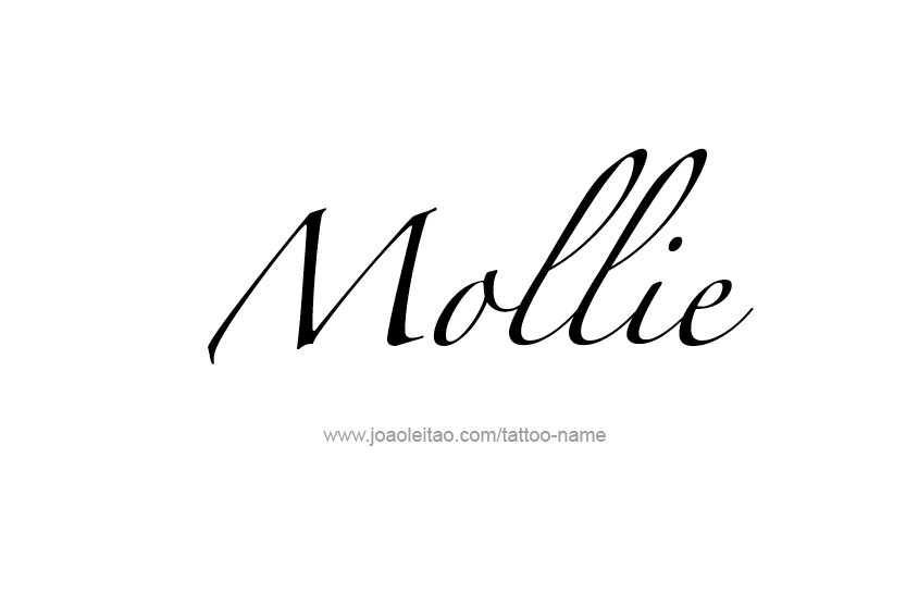 Tattoo Design Name Mollie