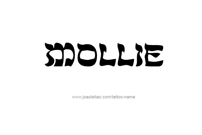 Tattoo Design Name Mollie