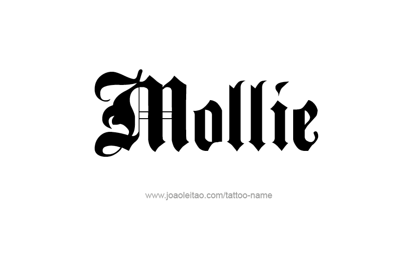 Tattoo Design Name Mollie