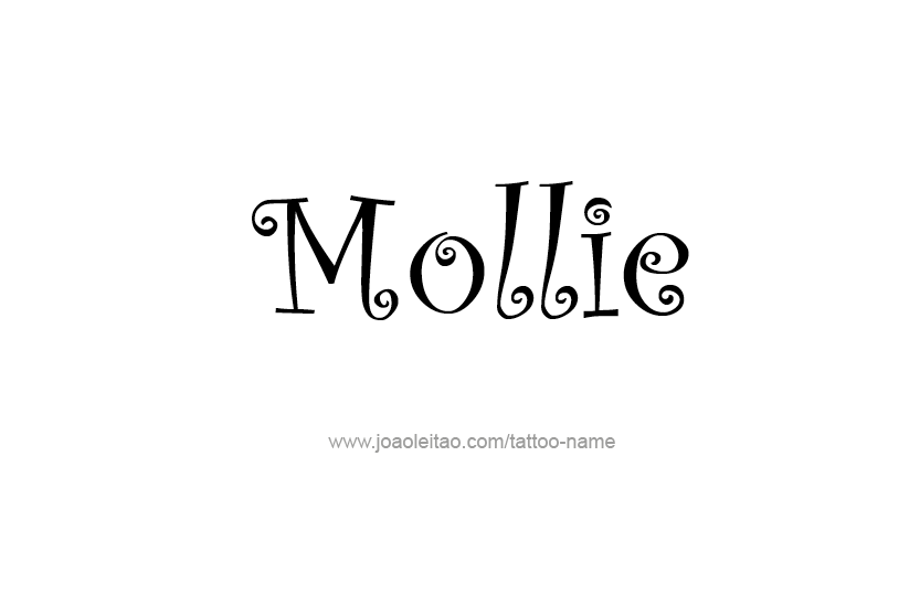 Tattoo Design Name Mollie