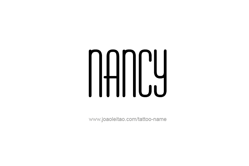 Tattoo Design Name Nancy