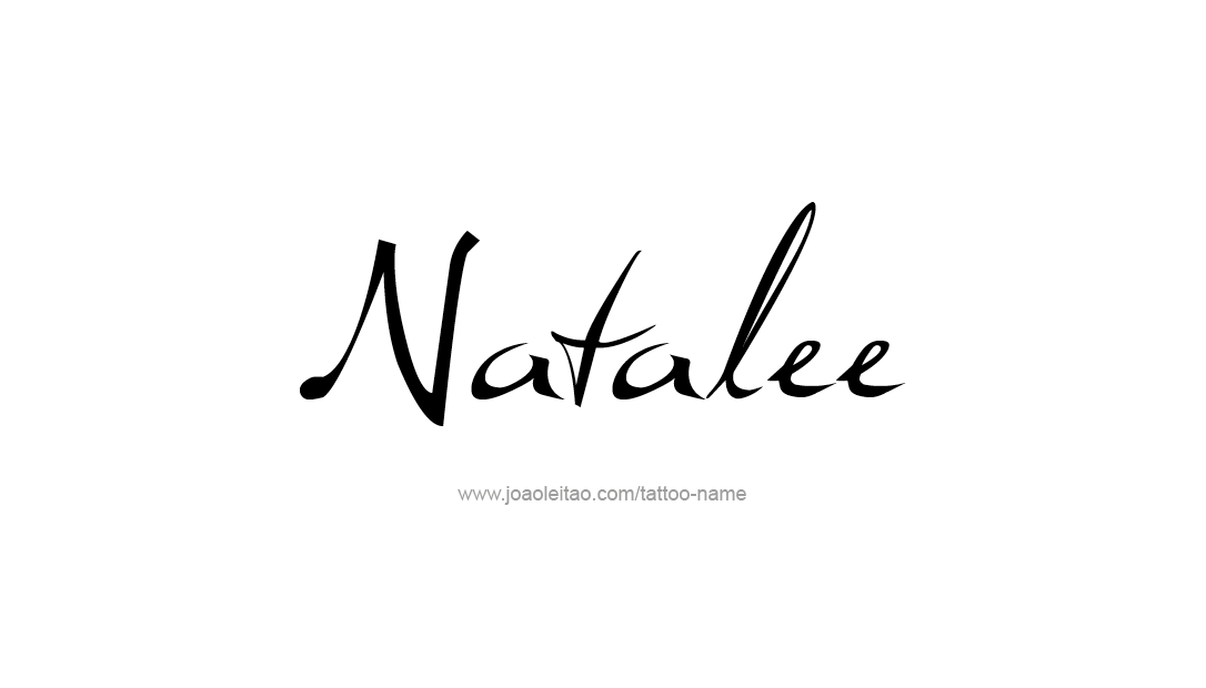 Tattoo Design Name Natalee