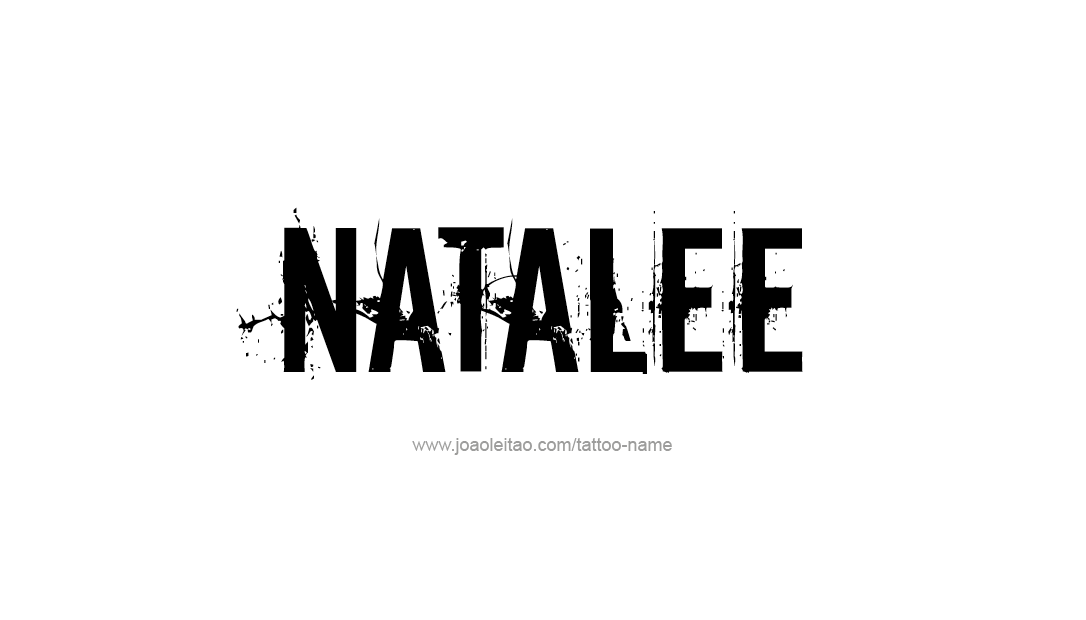 Tattoo Design Name Natalee