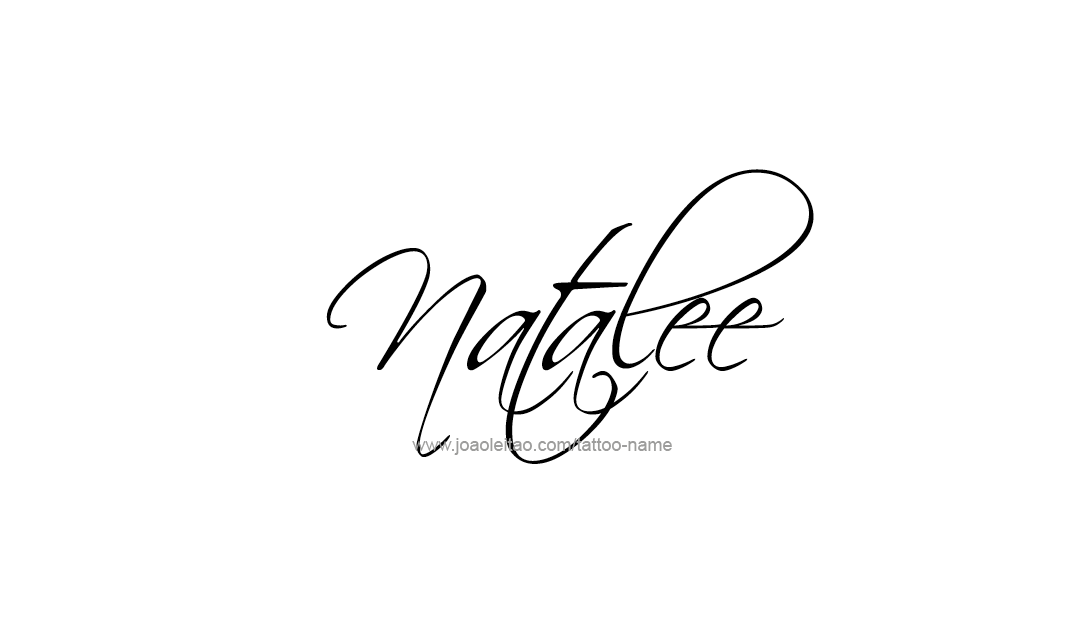 Tattoo Design Name Natalee