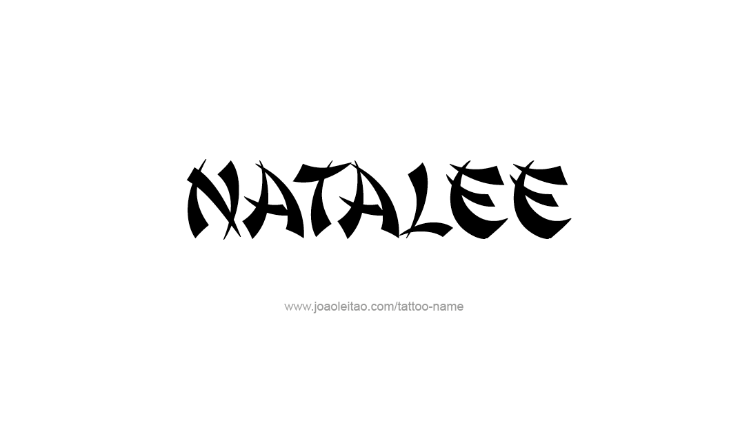 Tattoo Design Name Natalee