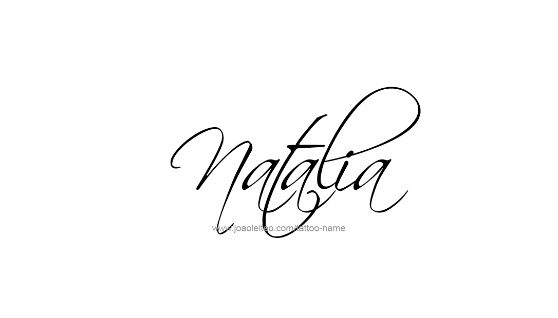 Tattoo Design Name Natalia