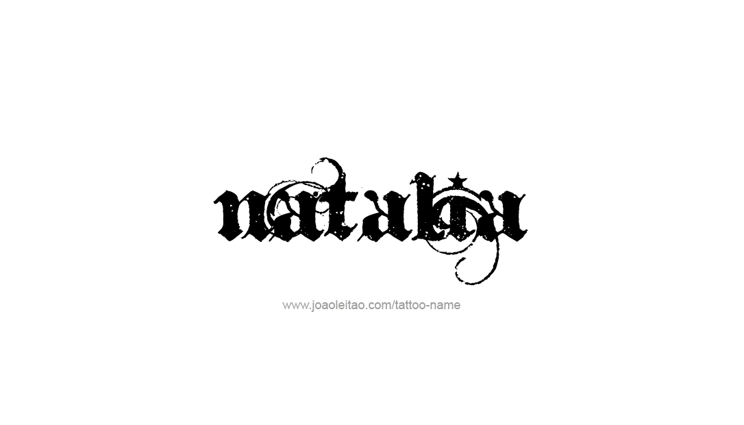 Tattoo Design Name Natalia