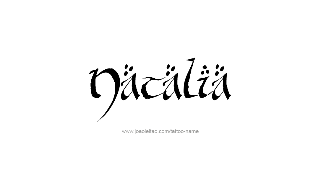 Tattoo Design Name Natalia