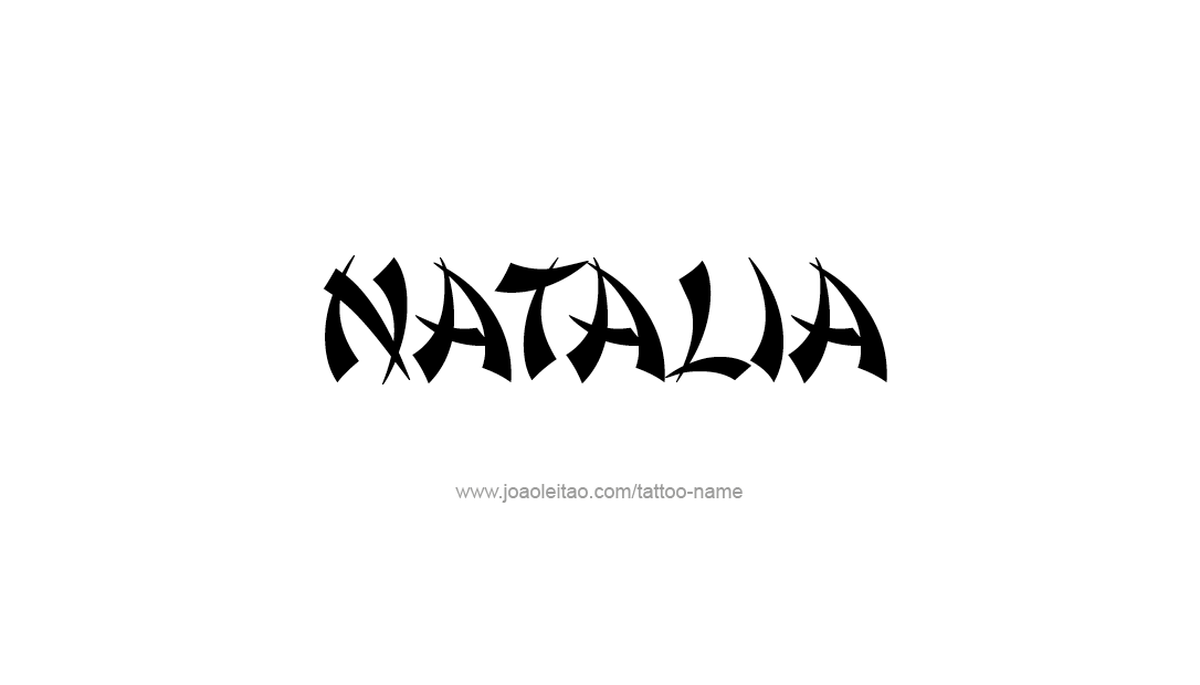 Tattoo Design Name Natalia