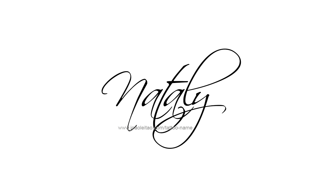 Tattoo Design Name Nataly