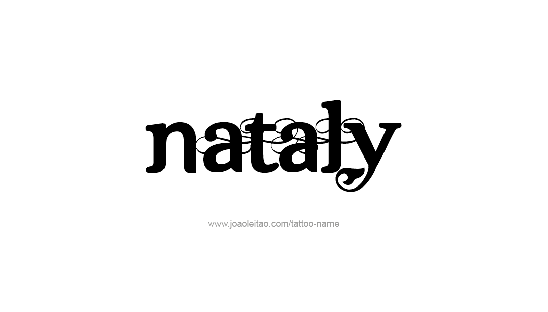 Tattoo Design Name Nataly