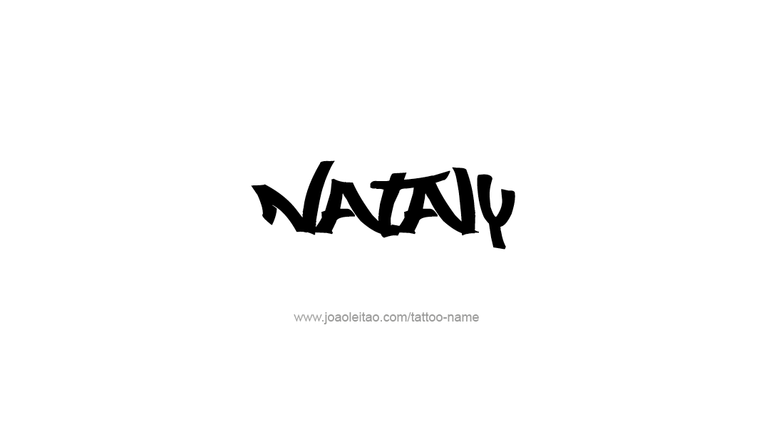 Tattoo Design Name Nataly