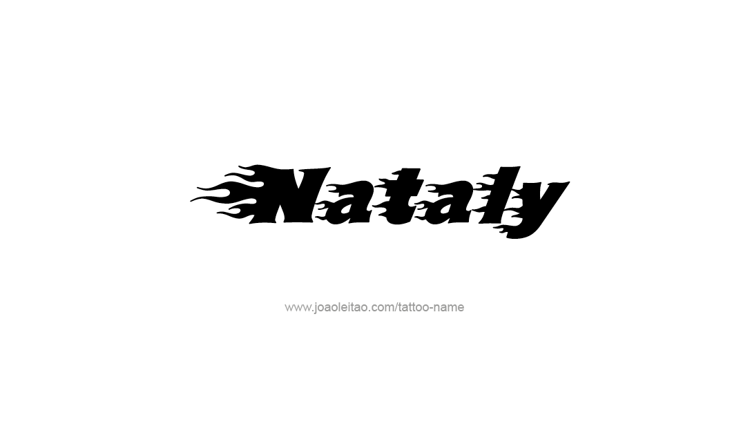 Tattoo Design Name Nataly