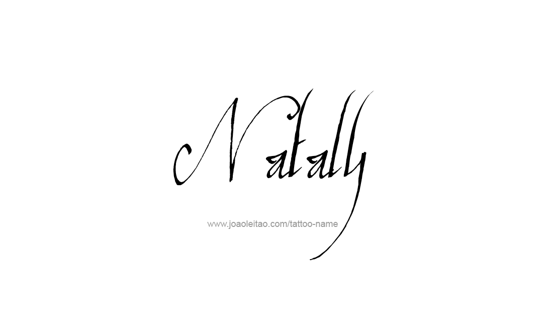 Tattoo Design Name Nataly