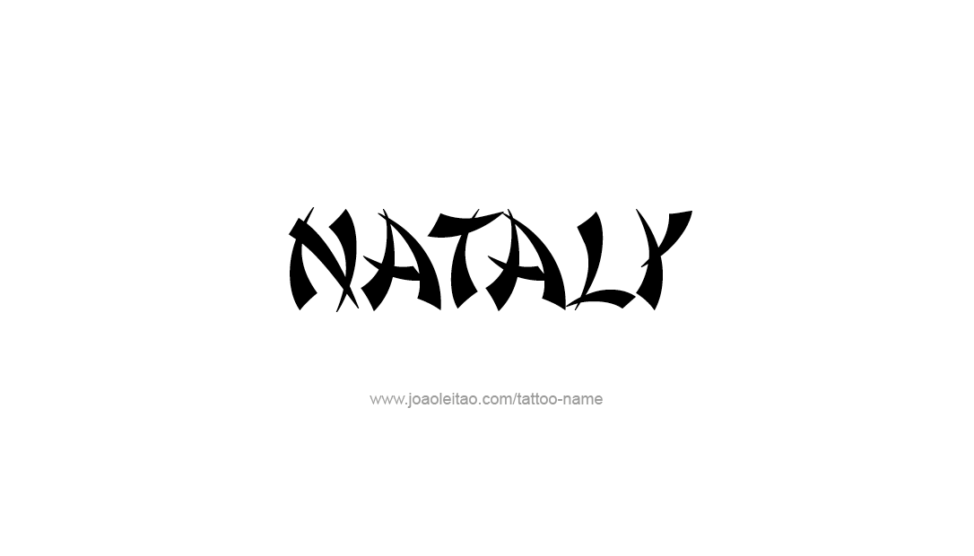 Tattoo Design Name Nataly