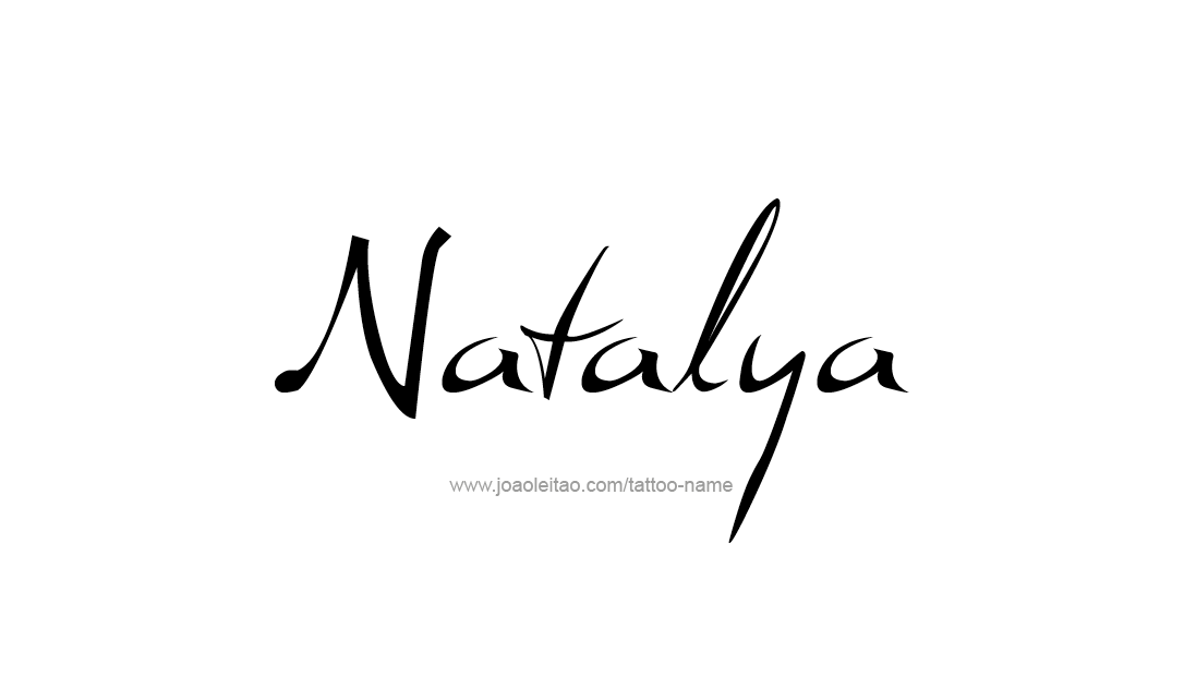 Tattoo Design Name Natalya