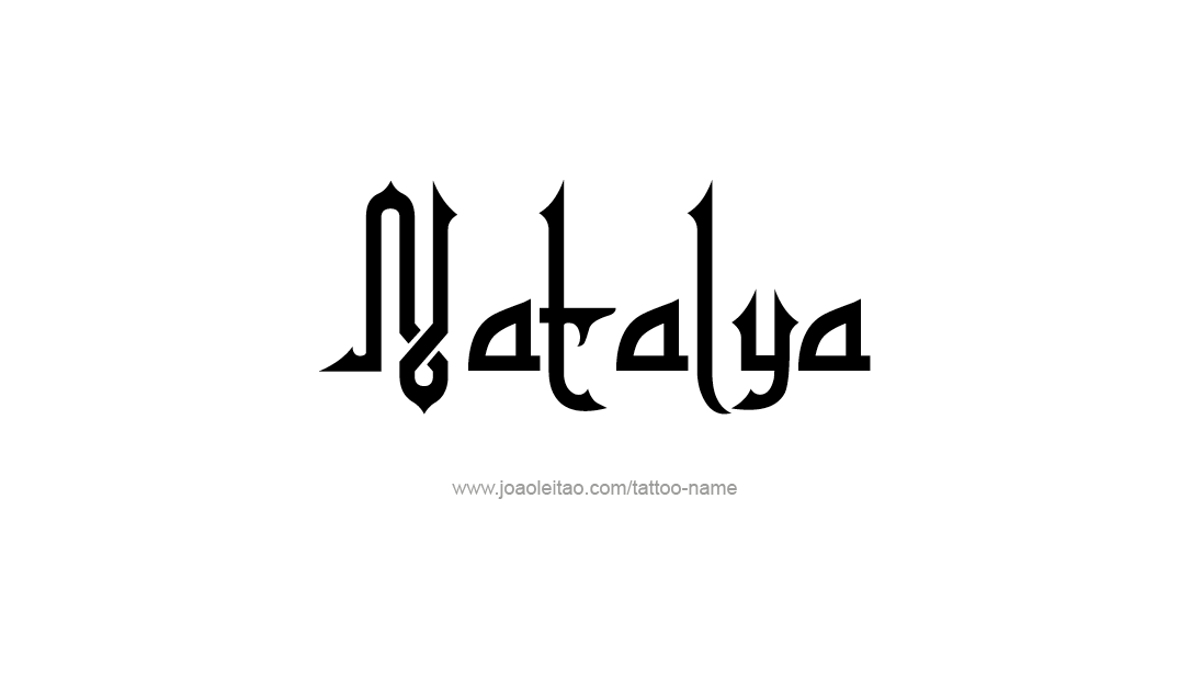 Tattoo Design Name Natalya