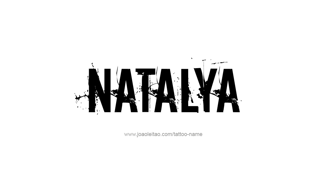 Tattoo Design Name Natalya