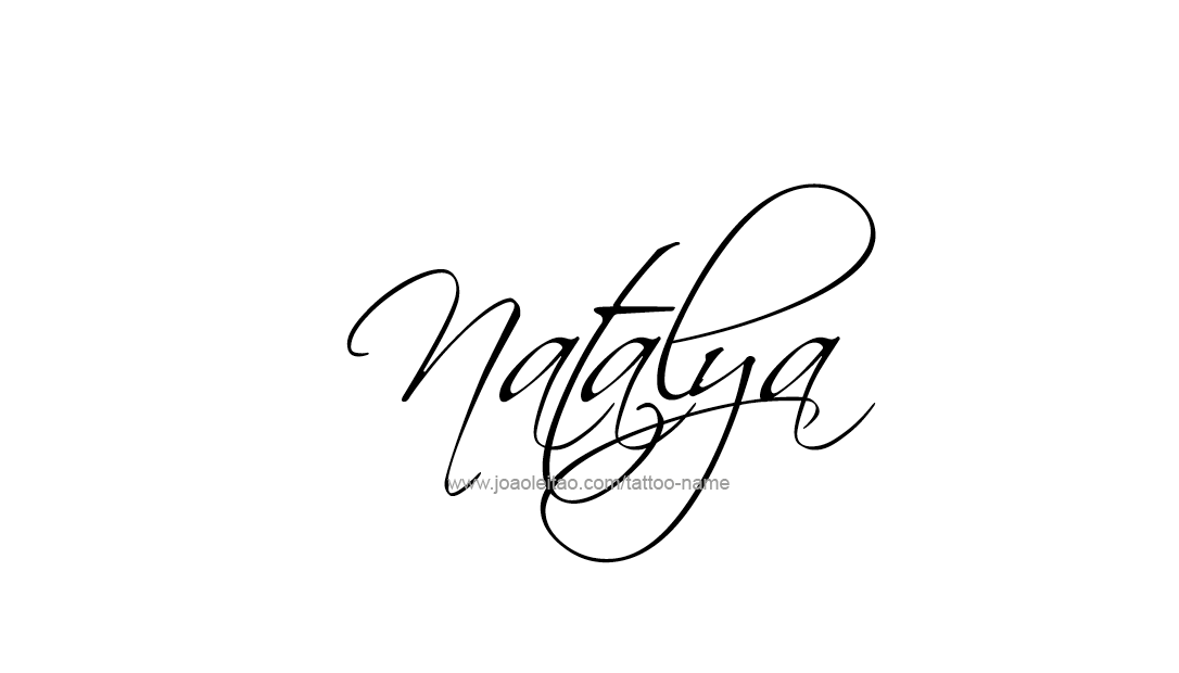 Tattoo Design Name Natalya