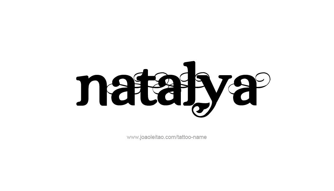 Tattoo Design Name Natalya