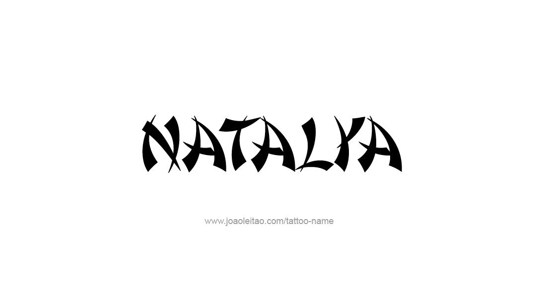 Tattoo Design Name Natalya