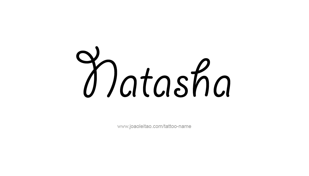 Tattoo Design Name Natasha