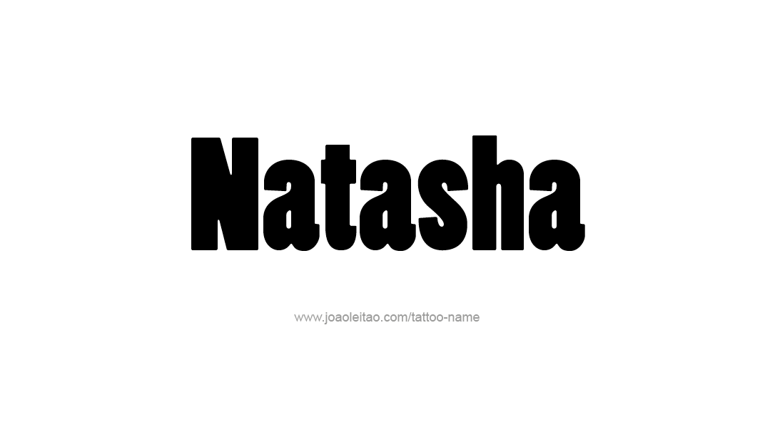 Tattoo Design Name Natasha