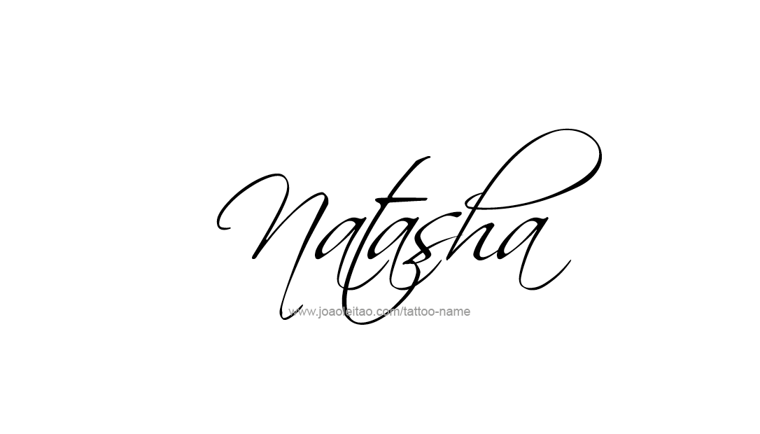 Tattoo Design Name Natasha