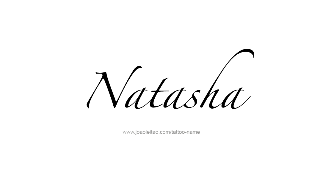 Tattoo Design Name Natasha