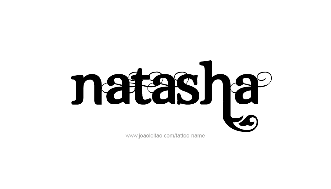 Tattoo Design Name Natasha