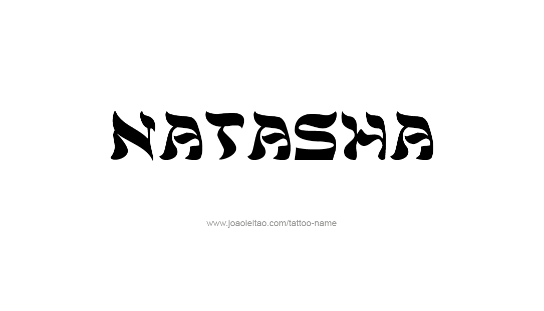 Tattoo Design Name Natasha