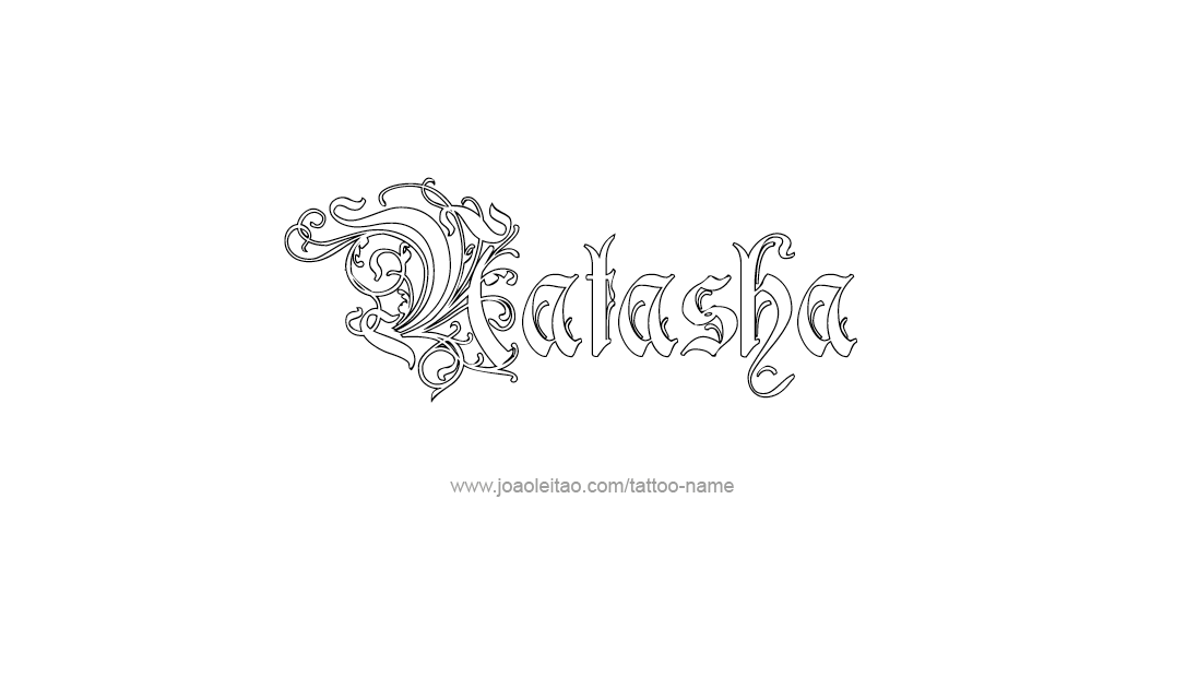 Tattoo Design Name Natasha