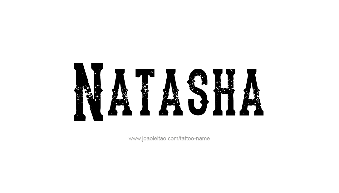 Tattoo Design Name Natasha