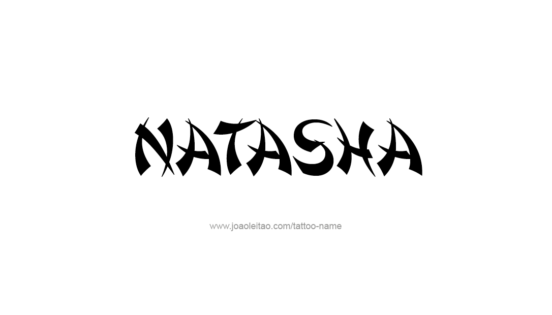 Tattoo Design Name Natasha