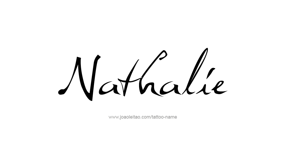 Tattoo Design Name Nathalie