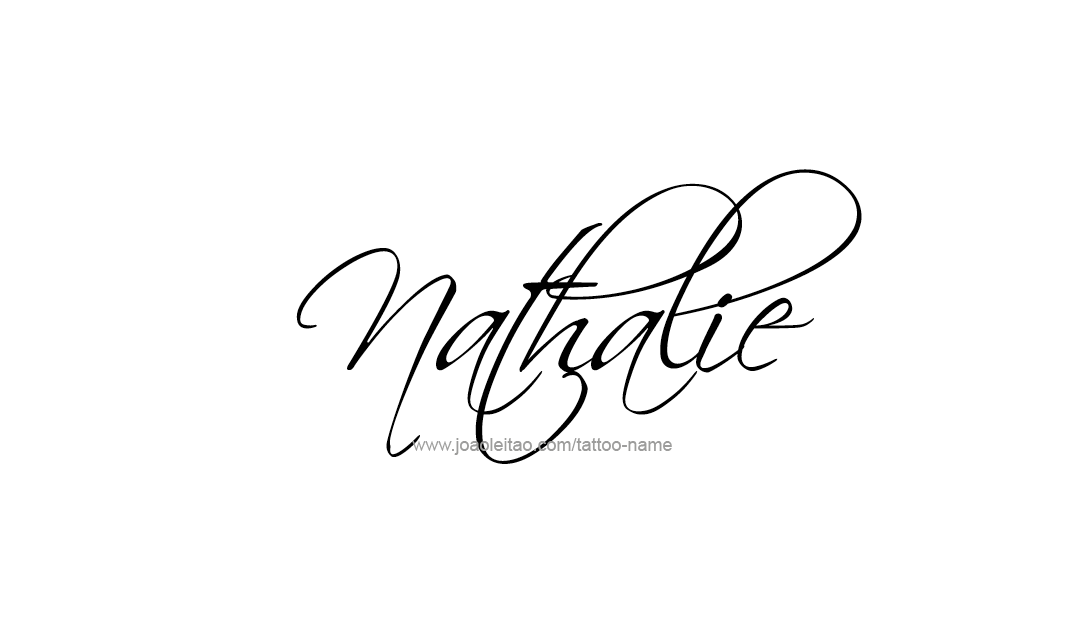 Tattoo Design Name Nathalie