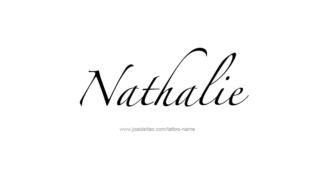 Tattoo Design Name Nathalie