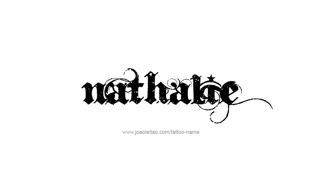 Tattoo Design Name Nathalie