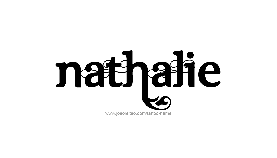 Tattoo Design Name Nathalie