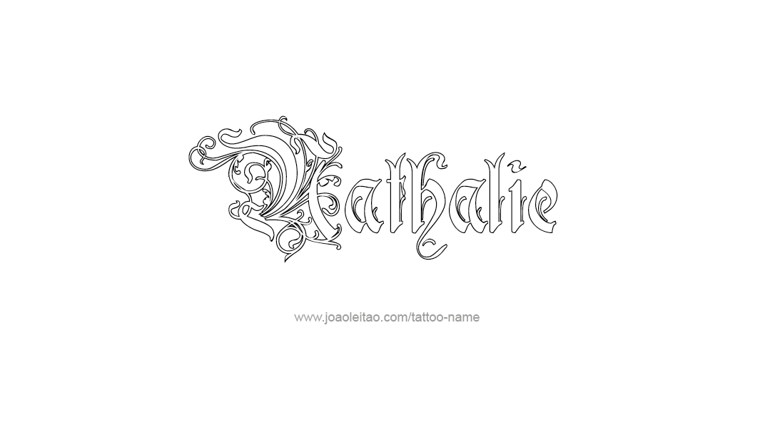 Tattoo Design Name Nathalie