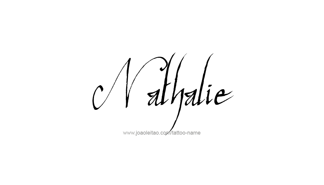 Tattoo Design Name Nathalie