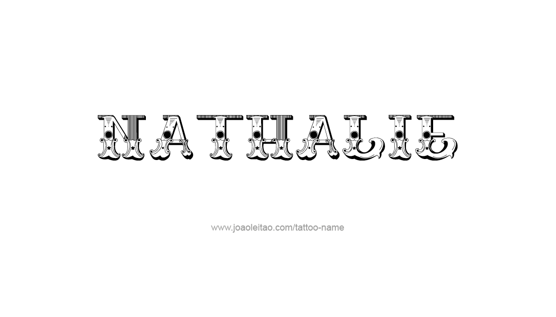 Tattoo Design Name Nathalie