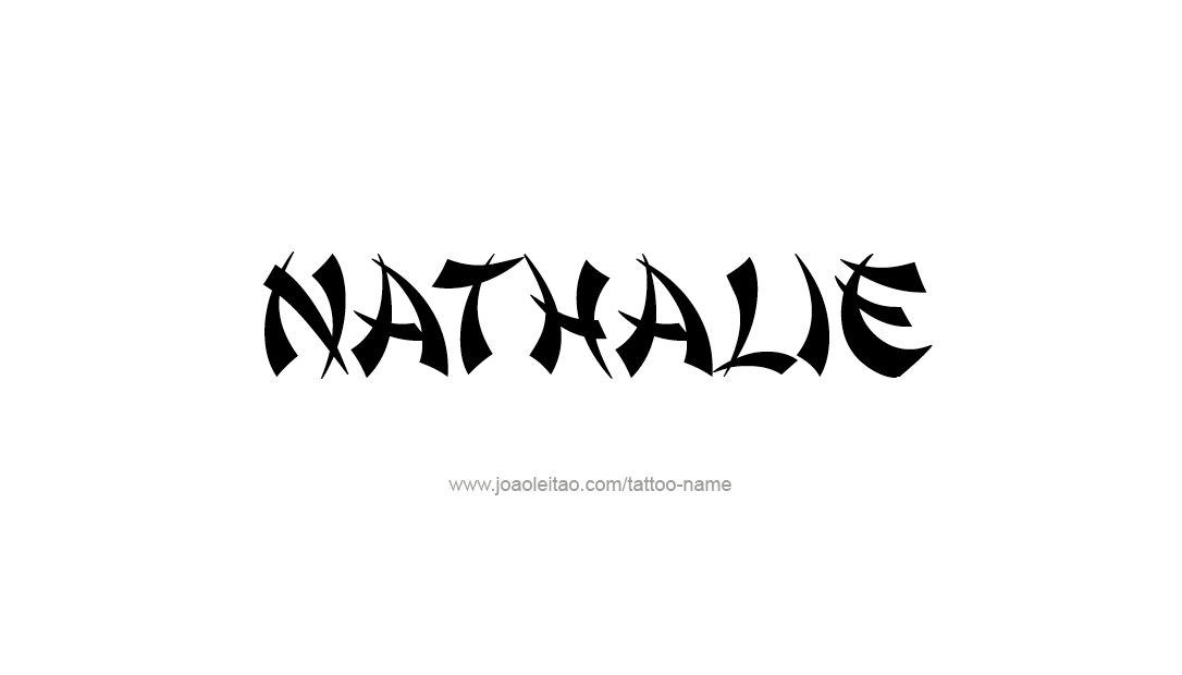 Tattoo Design Name Nathalie