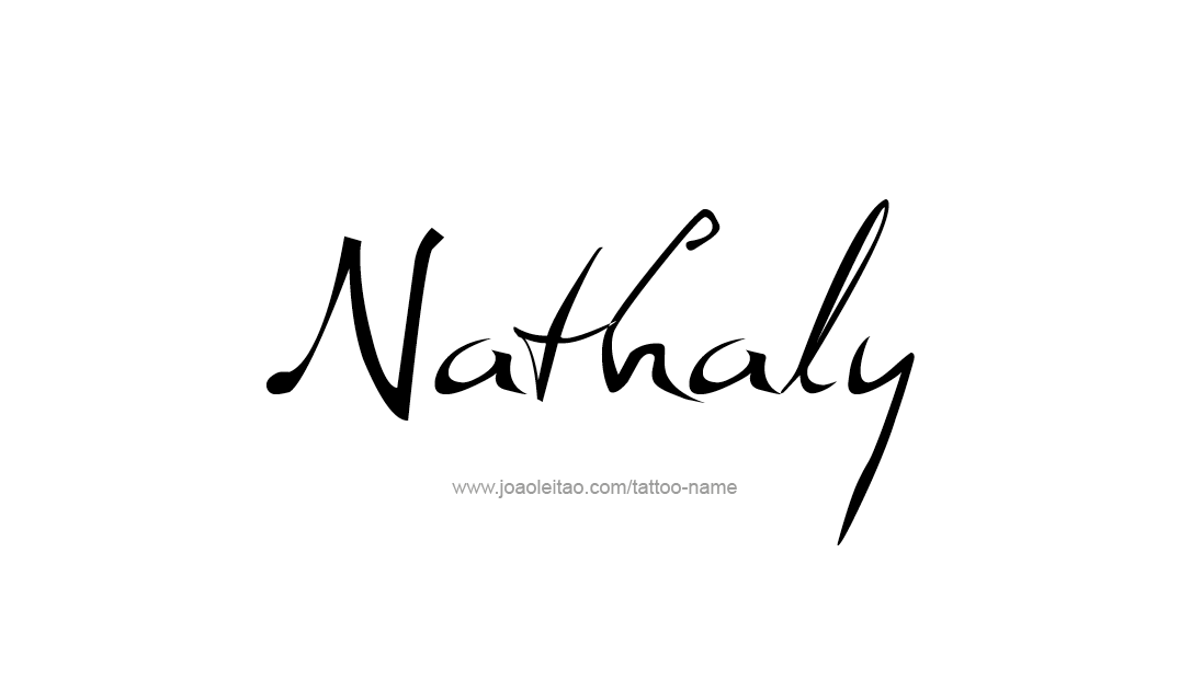 Tattoo Design Name Nathaly