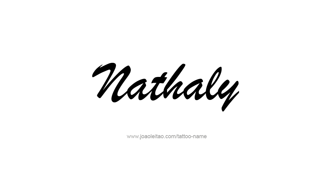 Tattoo Design Name Nathaly