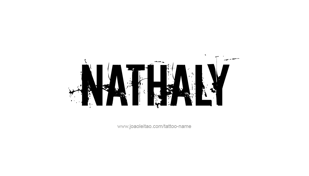 Tattoo Design Name Nathaly