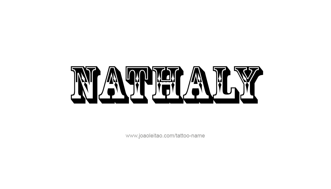 Tattoo Design Name Nathaly